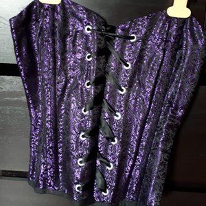 Purple Steel Bone Corset